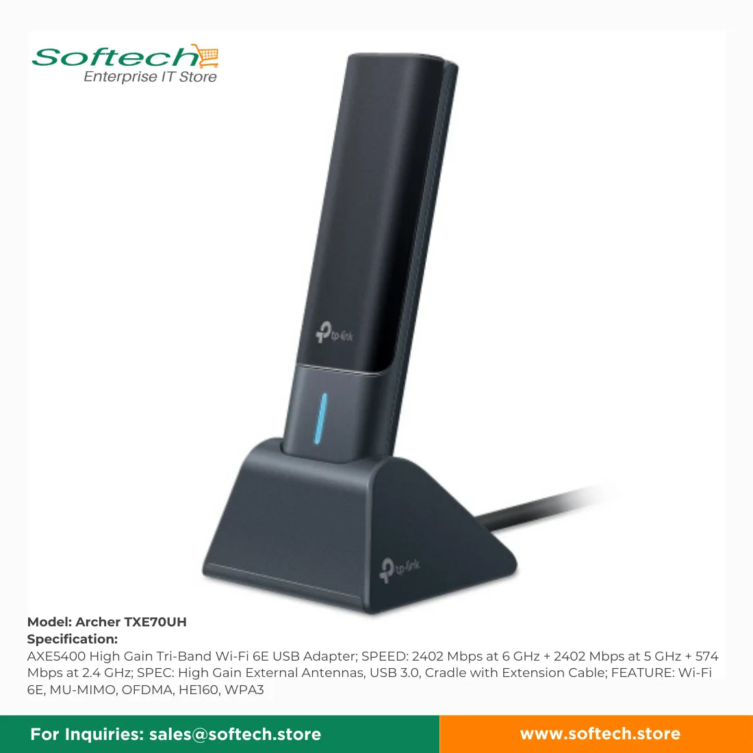 image TP-LINK Adapter - Wi-Fi 6 USB Adapter Online | TP-Link Store