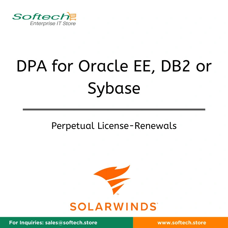 Oracle Db2 SolarWinds DPA Renewal | Oracle EE, DB2, ASE Instance – SOFTECH STORE