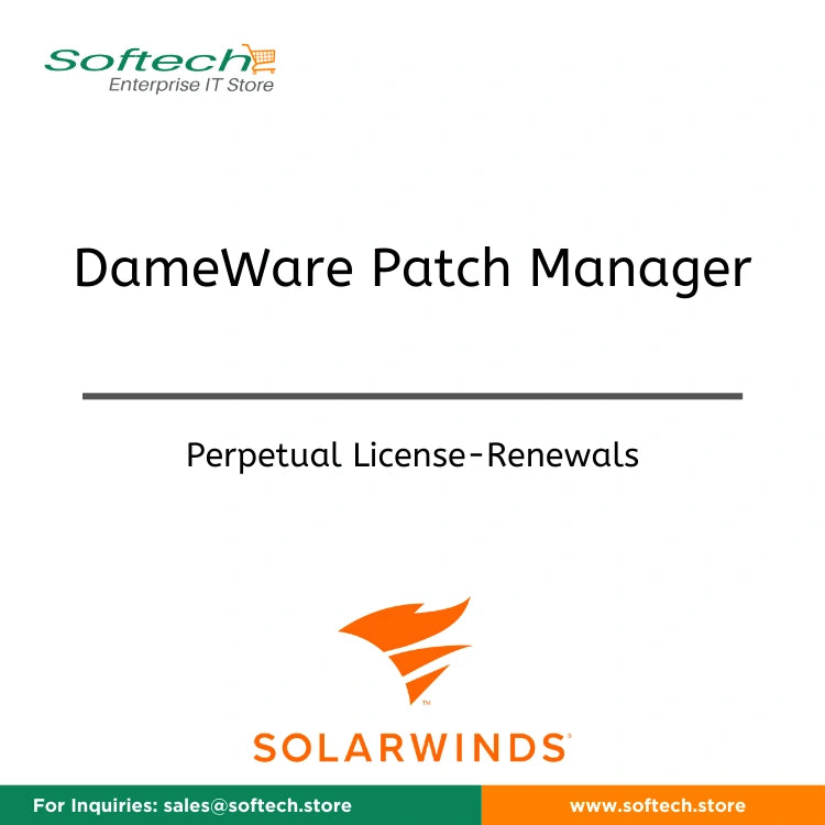 Legacy SolarWinds DameWare Patch Manager - Annual Maintenance Renewal - DameWare Patch Manager