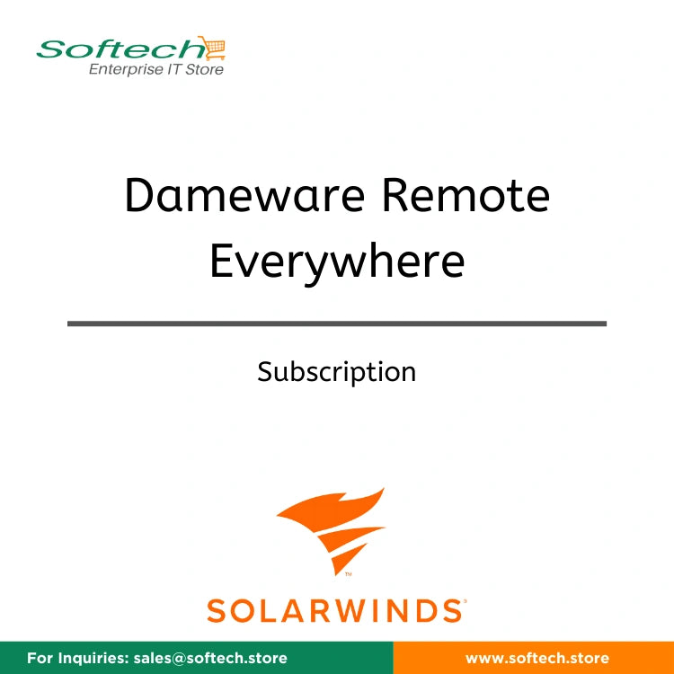 SolarWinds Dameware Remote Everywhere  - per concurrent user Annual Subscription - Dameware Remote Everywhere