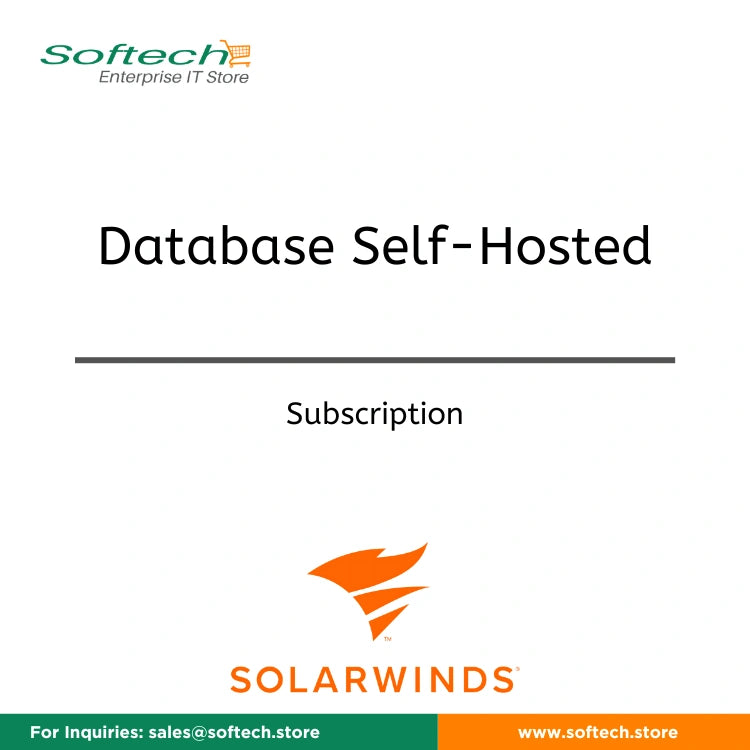 SolarWinds Database Insights (Virtual) | Annual Subscription – SOFTECH ...