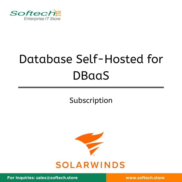 Flexible Database Performance Analyzer and SQL Sentry license for cloud environments per database - Subscription (compatible with software versions 2024.4 or later) - Database Self-Hosted for DBaaS