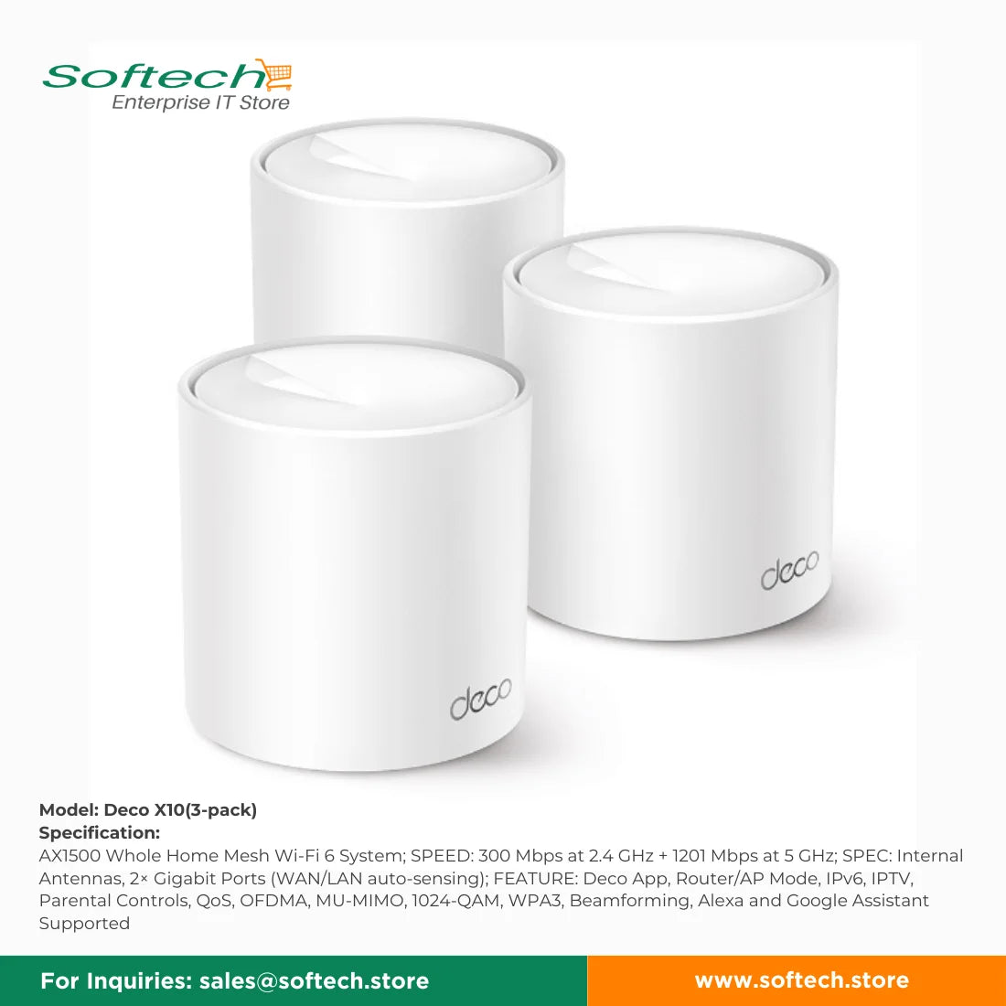 TP-LINK SOHO Wi-Fi 6 Mesh System