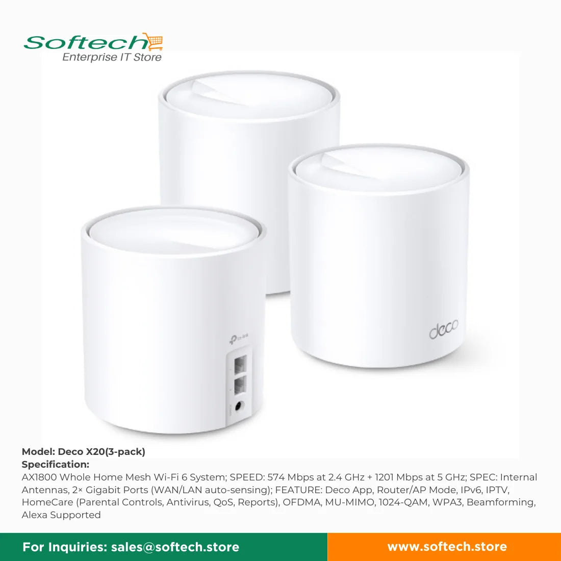 TP-LINK SOHO Wi-Fi 6 Mesh System