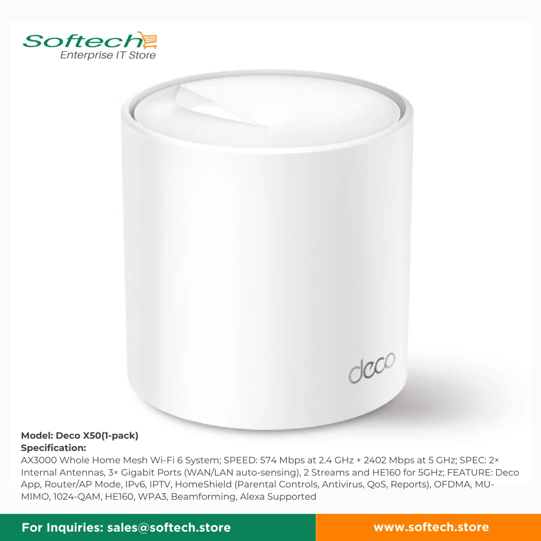 TP-LINK SOHO Wi-Fi 6 Mesh System