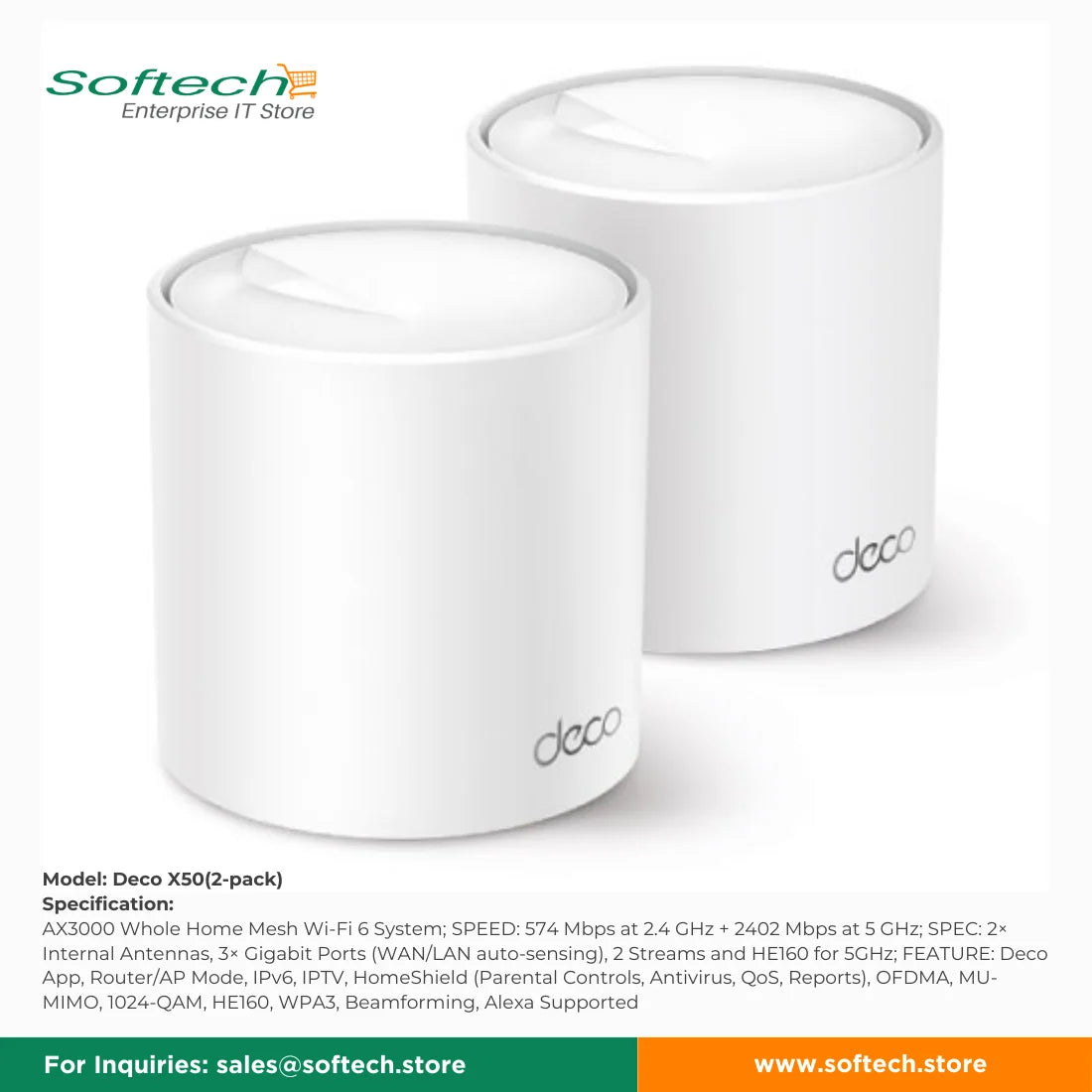 TP-LINK SOHO Wi-Fi 6 Mesh System