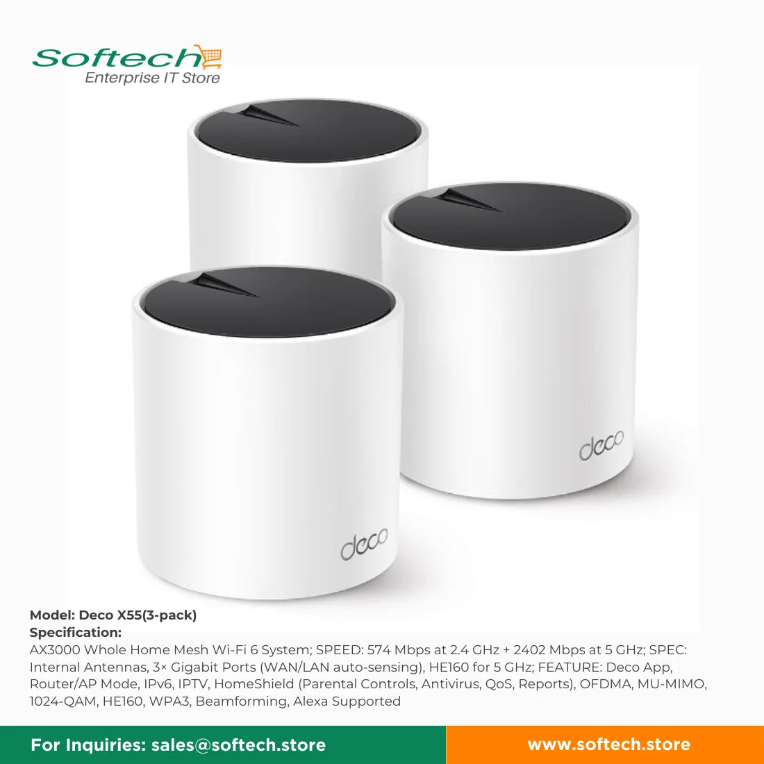 TP-LINK SOHO Wi-Fi 6 Mesh System