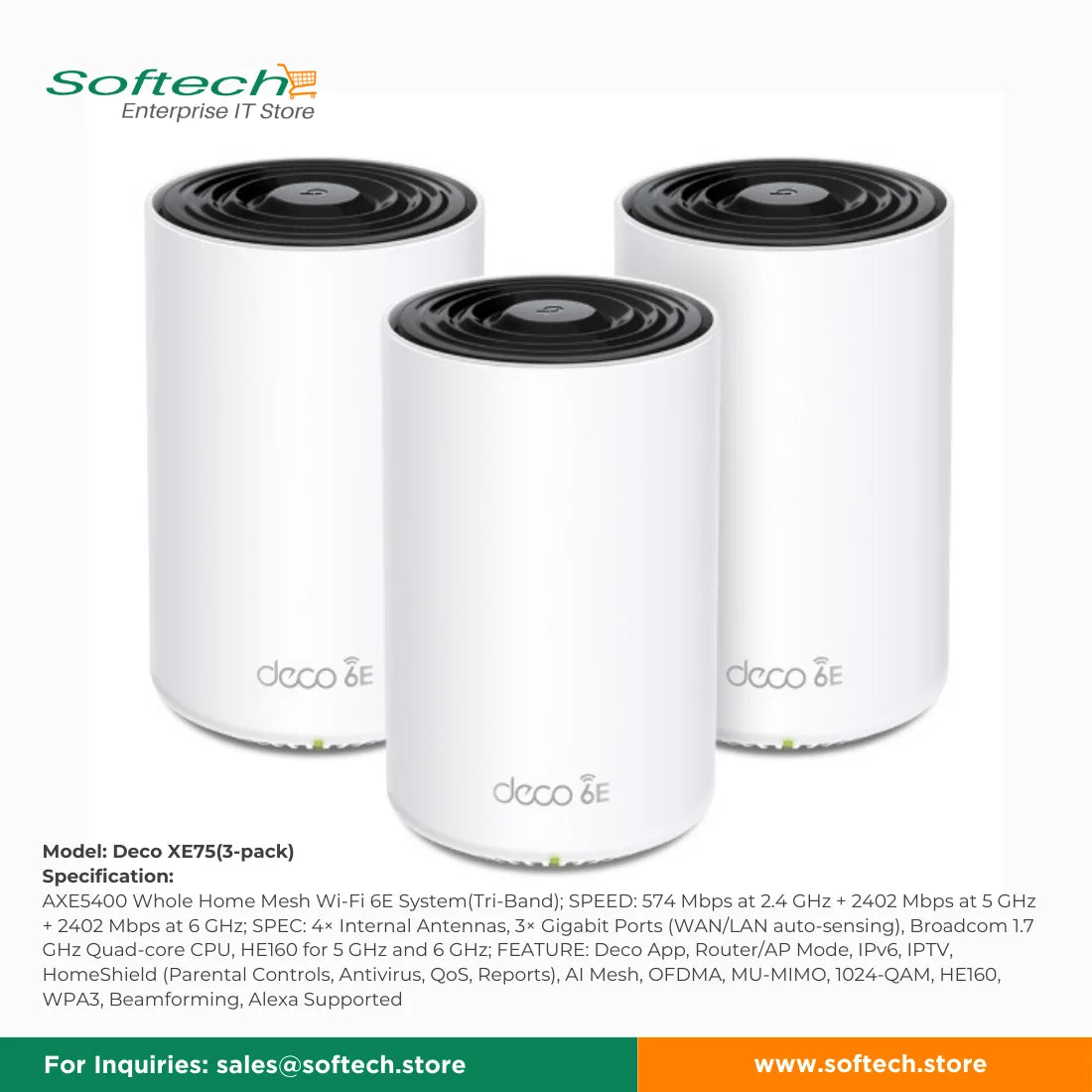 TP-LINK SOHO Wi-Fi 6 Mesh System