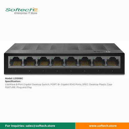 TP-LINK FESTA Unmanaged 5/8P Giga-Switch