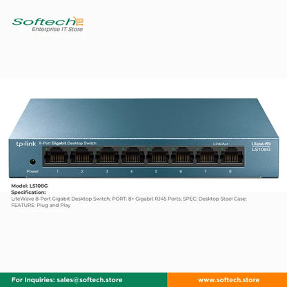 TP-LINK FESTA Unmanaged 5/8P Giga-Switch