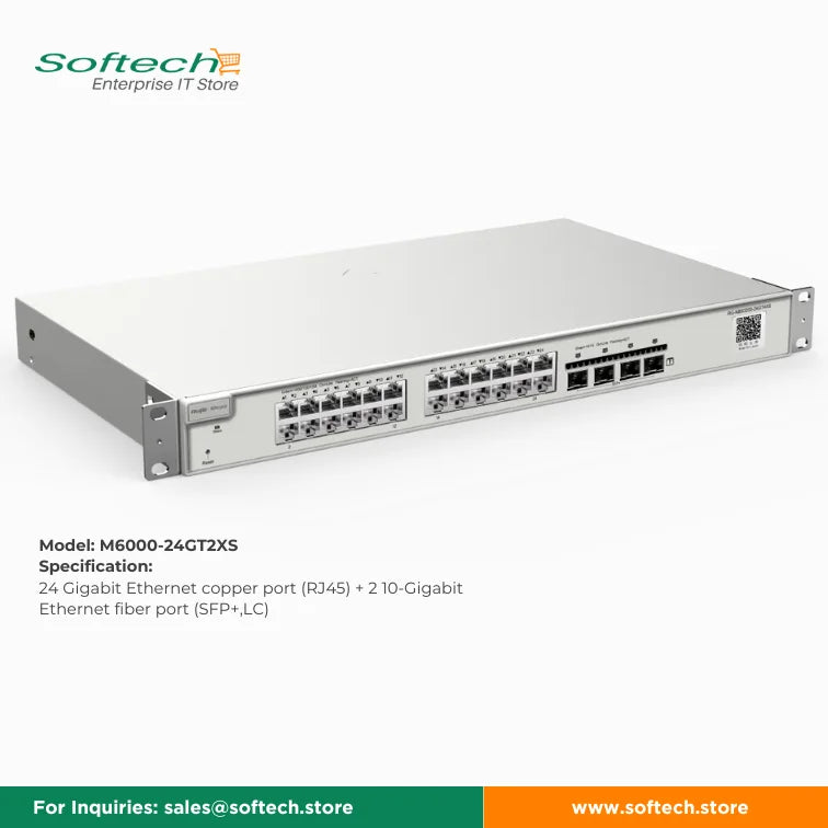 Reyee Layer 3 Cloud Managed Switch for Enterprise-Level Networking