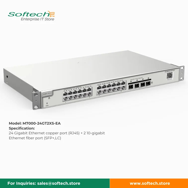 Reyee Layer 3 Cloud Managed Switch for Enterprise-Level Networking