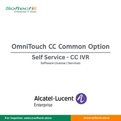 Alcatel-Lucent OmniTouch CC Common Option: Self service - CCivr