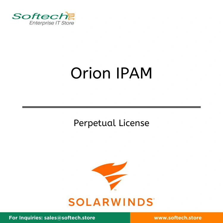 SolarWinds IP Address Manager - License with 1st-year Maintenance - Orion IPAM