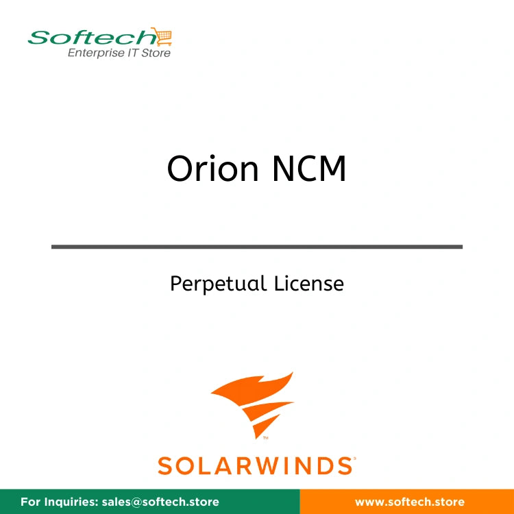 SolarWinds Network Configuration Manager - License with 1st-year Maintenance - Orion NCM