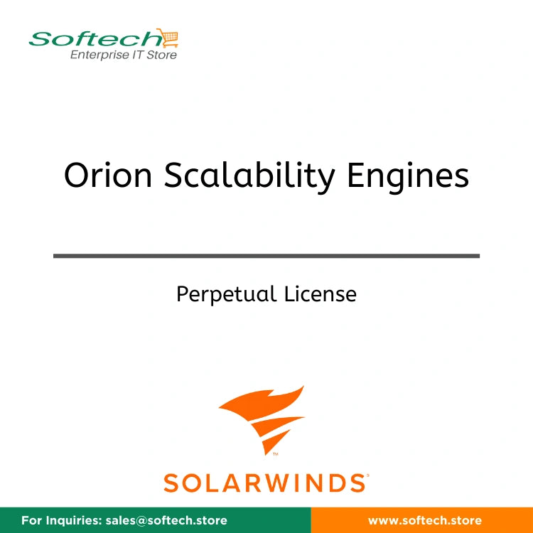 SolarWinds Additional Polling Engine for SolarWinds Unlimited Licenses  - License with 1st Year Maintenance - Orion Scalability Engines