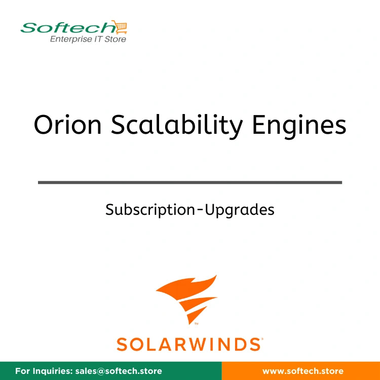 Upgrade to SolarWinds Additional Polling Engine for SolarWinds Unlimited Licenses (Standard Polling Throughput) - Subscription Upgrade (Expires on same day as existing Subscription) - Orion Scalability Engines