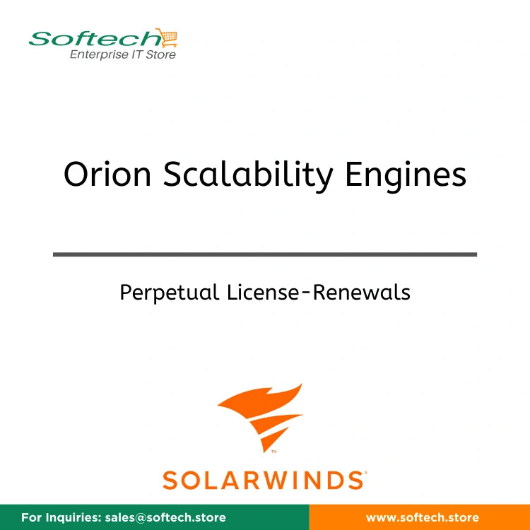 Legacy SolarWinds Additional Polling Engine for SolarWinds Unlimited Licenses (Standard Polling Throughput) - Annual Maintenance Renewal - Orion Scalability Engines