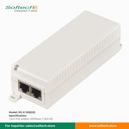 Reyee PoE Adapter for Reliable Power Over Ethernet