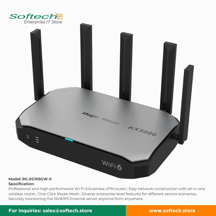 Reyee High-Performance Router for Seamless Internet Access