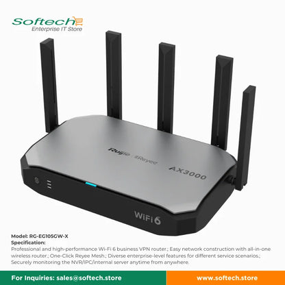 Reyee High-Performance Router for Seamless Internet Access