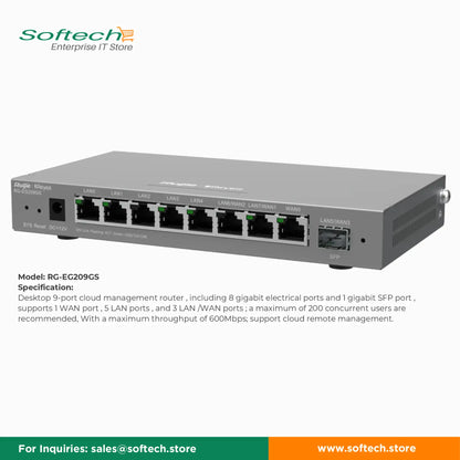 Reyee High-Performance Router for Seamless Internet Access