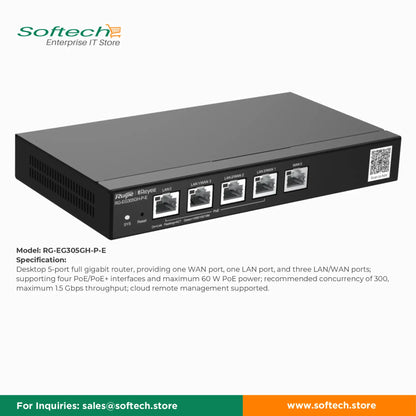 Reyee High-Performance Router for Seamless Internet Access