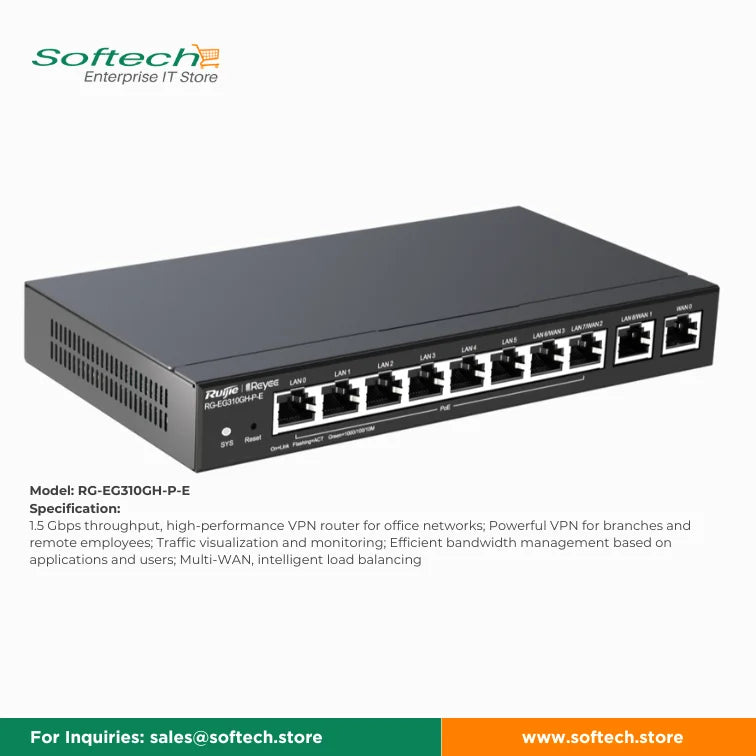 Reyee High-Performance Router for Seamless Internet Access