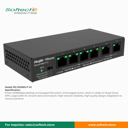 Reyee Add-On and Accessories for Unmanaged Network Switch