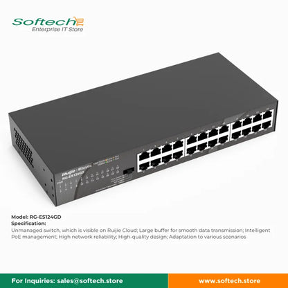 Reyee Unmanaged Network Switch for Seamless Connectivity