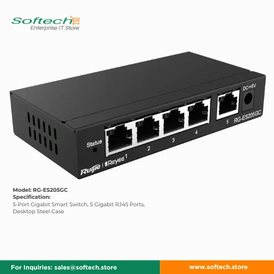 Reyee Cloud Managed Switch for IP Surveillance Cameras