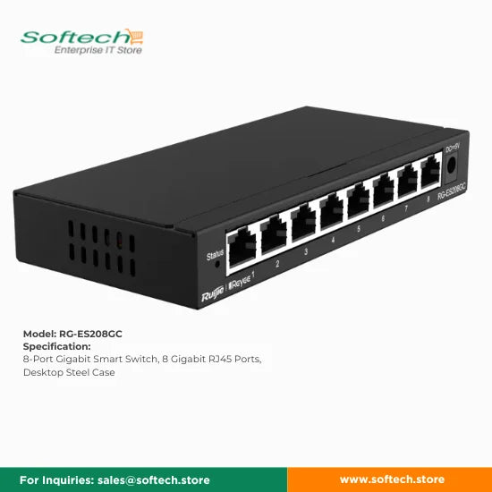 Reyee Cloud Managed Switch for IP Surveillance Cameras