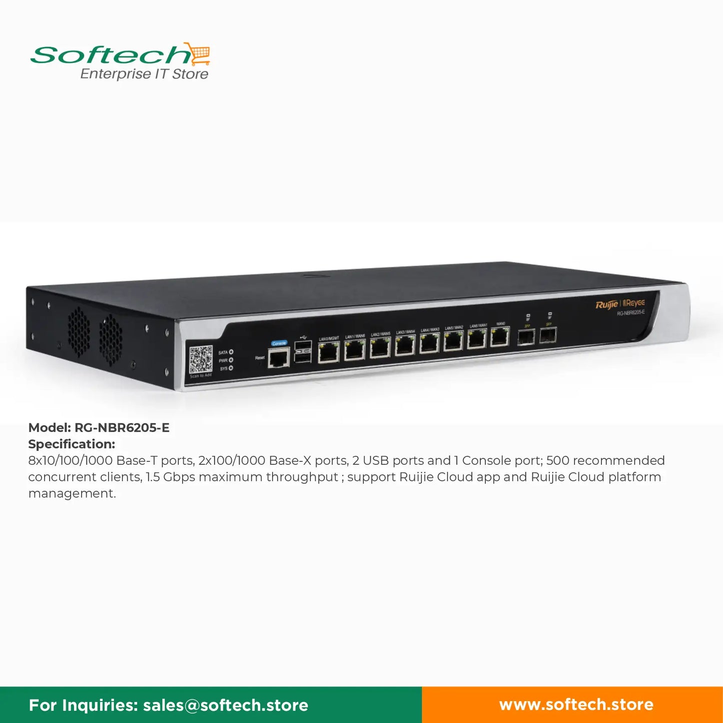 Reyee High-Performance Router for Seamless Internet Access