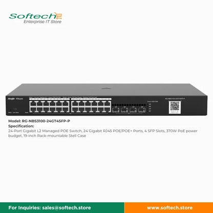 Reyee Layer 2 Cloud Managed Switch for Optimized Network Performance