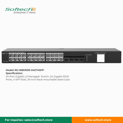 Reyee Layer 2 Cloud Managed Switch for Optimized Network Performance