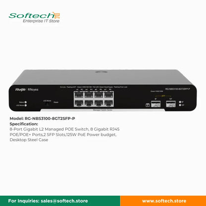 Reyee Layer 2 Cloud Managed Switch for Optimized Network Performance