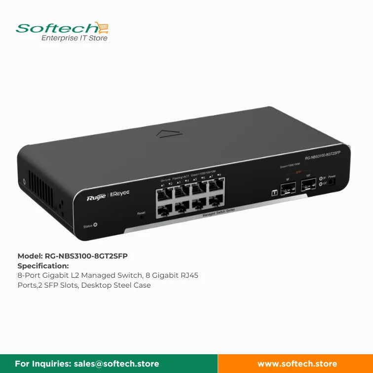 Reyee Layer 2 Cloud Managed Switch for Optimized Network Performance
