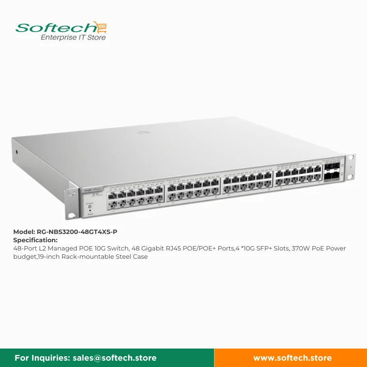 Reyee Layer 2 Cloud Managed Switch for Optimized Network Performance