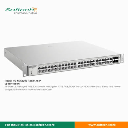 Reyee Layer 2 Cloud Managed Switch for Optimized Network Performance