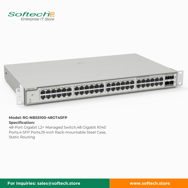 Reyee L2+ Cloud Managed Switch with Advanced Network Features