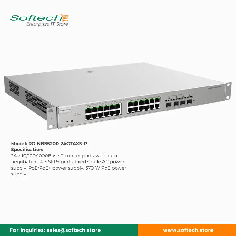 Reyee L2+ Cloud Managed Switch with Advanced Network Features