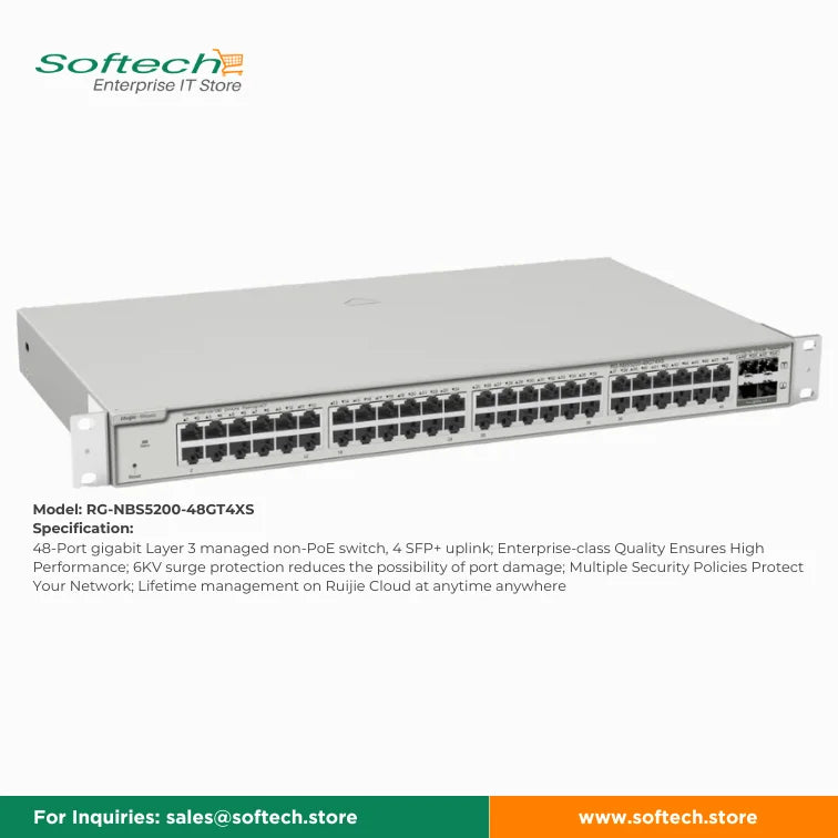 Reyee L2+ Cloud Managed Switch with Advanced Network Features