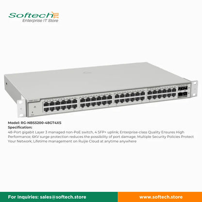 Reyee L2+ Cloud Managed Switch with Advanced Network Features