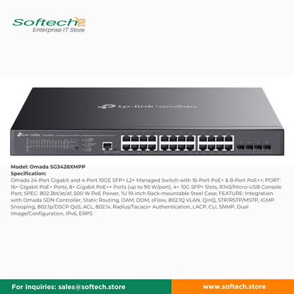 TP-LINK OMADA L2+ Managed Switch