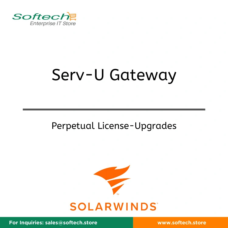 SolarWinds Serv-U Gateway - License Upgrade - Additional Seat (Maintenance expires on same day as existing seats) - Serv-U Gateway
