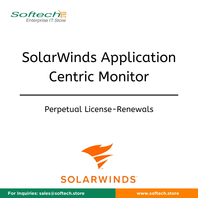 Legacy SolarWinds Application Centric Monitor  - Annual Maintenance Renewal - SolarWinds Application Centric Monitor