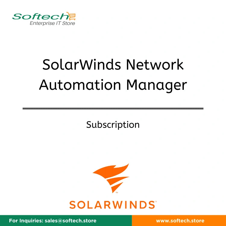 SolarWinds Network Automation Manager  - Annual Subscription - SolarWinds Network Automation Manager