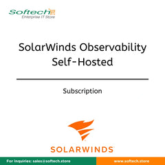 SolarWinds Observability Self-Hosted Advanced  - Annual Subscription