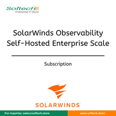 SolarWinds Observability Self-Hosted Advanced for Enterprise - Annual Subscription