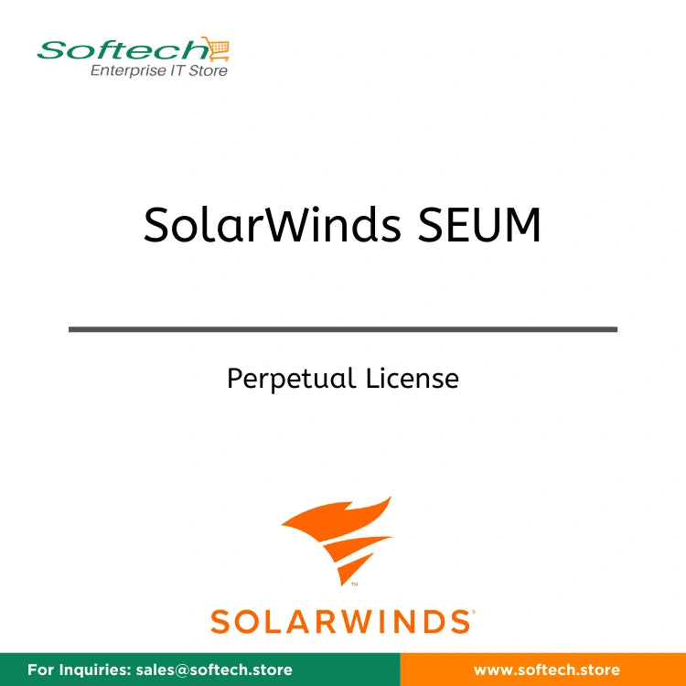SolarWinds Web Performance Monitor  - License with 1st-Year Maintenance - SolarWinds SEUM